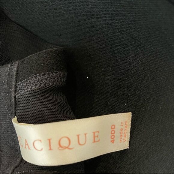 Cacique Black Bra 40 DD - Picture 4 of 6